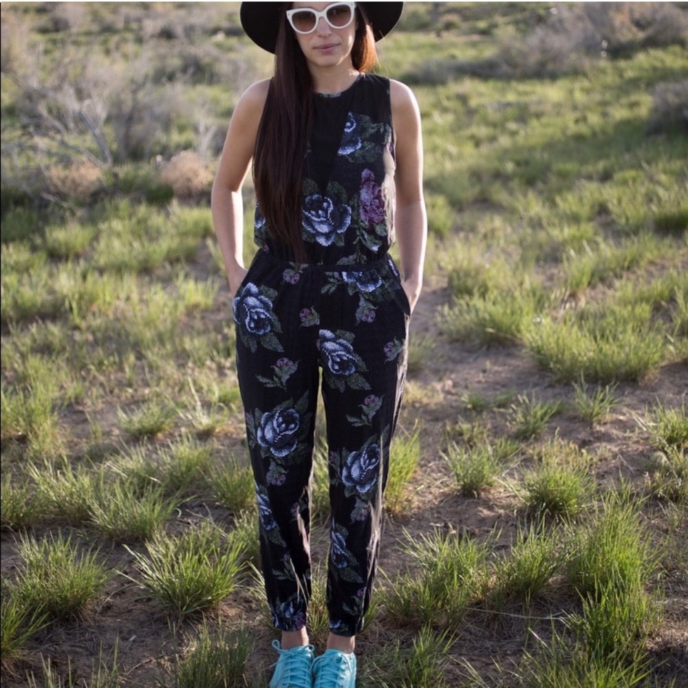 Lululemon Limited Edition Floral and Lace Jumpsuit